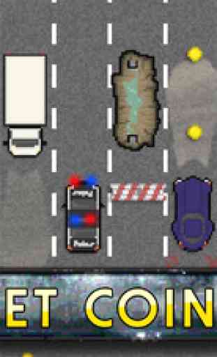 Survivant de course de voiture - une course de la circulation des voitures pour être un roadkill zombie et d'éviter la poursuite de la police 2