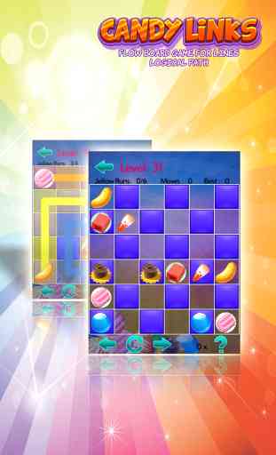 Candy Links Free - Flow Board Game for lines logical path 3