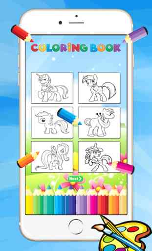 Coloring Book Pour Little Pony - dessin Cheval jeu d'enfant 2