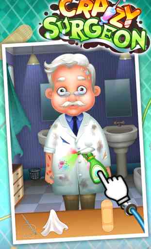 Chirurgien fou - occasionnels jeux pour enfants gratuits et jeu de médecin 3