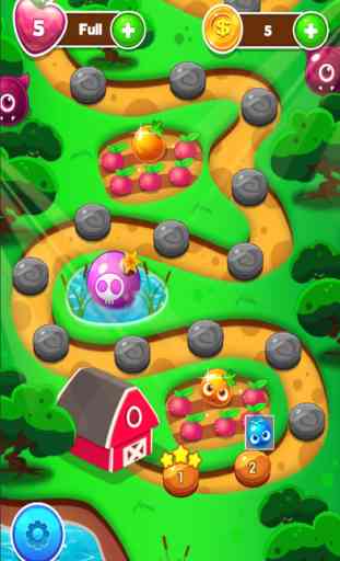 Crazy Fruit Land Link Splash : Amazing Pop Deluxe Paradise une aventure de combinaisons 3