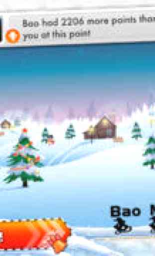 Fou Père Noël Racing - vitesse de fusée Top nitro jeu d'action de Noël pour les enfants! 3