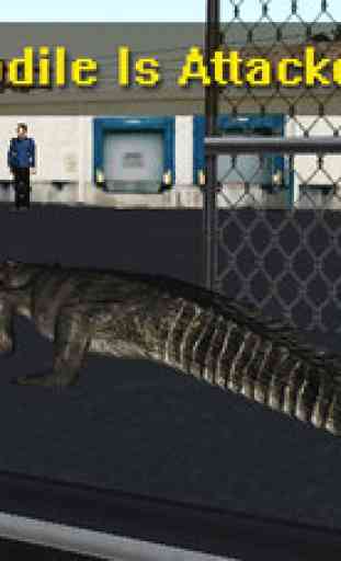 simulateur de crocodile 3d: la faune - jouer comme un croc sauvage et chasser les animaux de la ferme 4