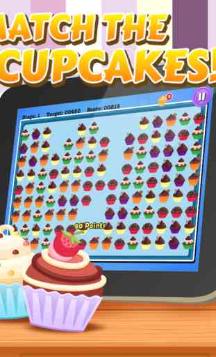 Crazy Cupcake Matching Mania 3