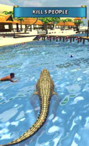 Crocodile Sim Beach Hunt 1