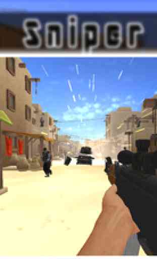 Desert Ville Sniper Killer - jeu jeu de sniper gra 1