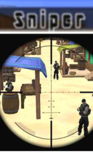 Desert Ville Sniper Killer - jeu jeu de sniper gra 2