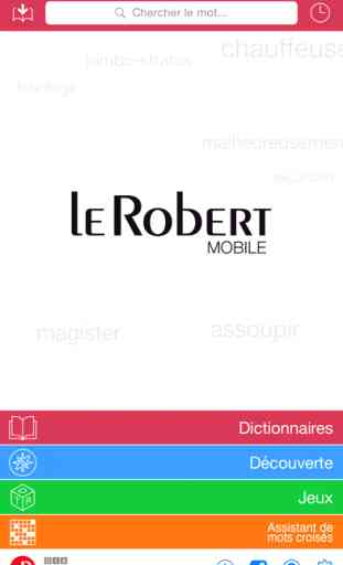 Dictionnaire Le Robert Mobile : 4 en 1 1