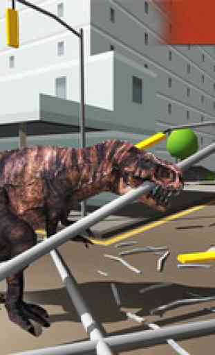 Jeu Dinosaur Simulator 3D Ville Attaque Survival 2