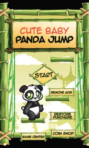 Mignon Bébé Panda saut 1