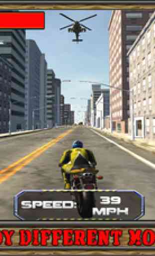 Moto Bike Race X - Warship Helicopter Death Craft 4