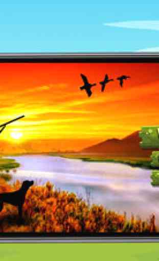 canard À la chasse 3D: Plongeur Canards - Chasser les oiseaux d'eau sur le côté belle rivière dans la saison de chasse ouverte 1
