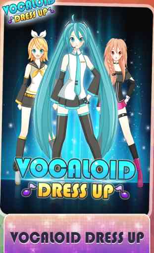 Dress up Vocaloid girls Edition: The Hatsune miku and rika and Rin Tokyo 7th and make up games 1