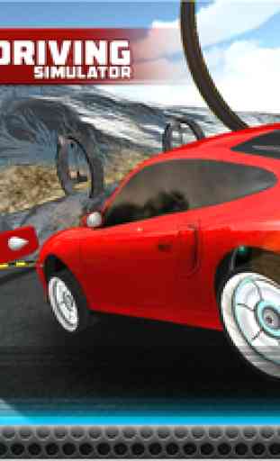 Extreme Car Driving Simulator - Crazy Car Stunts sur Hill Top Routes 1