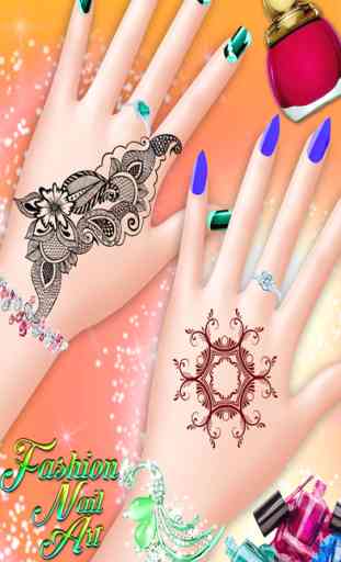 Fashion Nail Art - free manicure and beauty salon game for kids, teens and girls 1