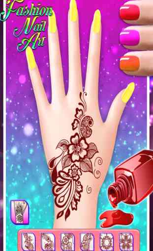 Fashion Nail Art - free manicure and beauty salon game for kids, teens and girls 3