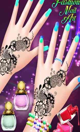 Fashion Nail Art - free manicure and beauty salon game for kids, teens and girls 4