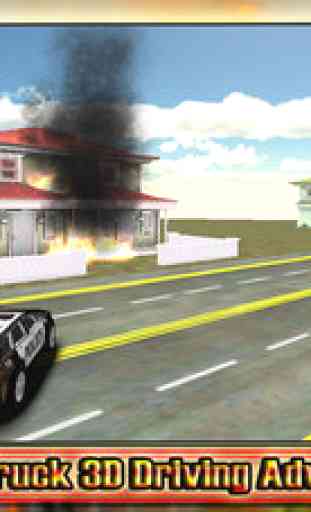 Fire Truck Driving 2016 Adventure - réel Firefighter Simulator avec Parking d'urgence et les pompiers Sirens 3