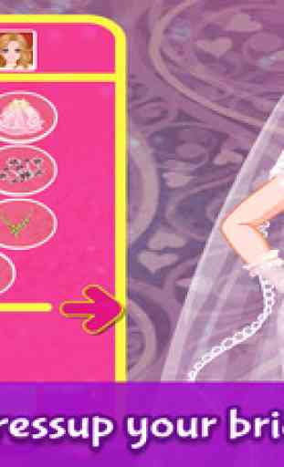 Mariage Mode - jeu d' habillage et maquillage pour les enfants qui aiment les mariages et de la mode 2