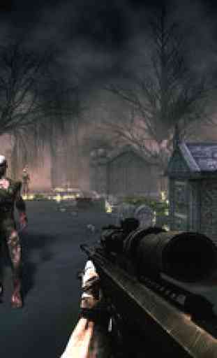 cimetière zombie Mal jeux apocalypse tir VR 1