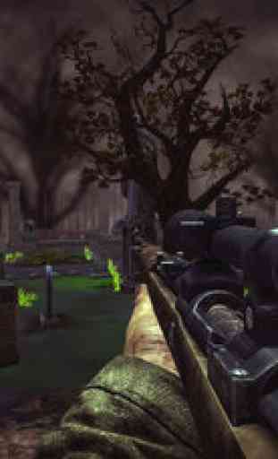 cimetière zombie Mal jeux apocalypse tir VR 3