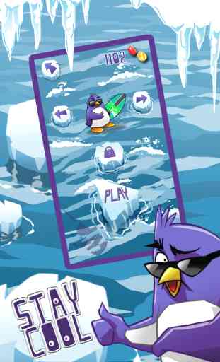 Extreme Penguin Surfing Adventure Crush 2
