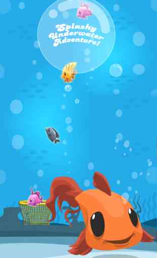 Falling Splashy Yellow Fish: Deep Tank Dream 1
