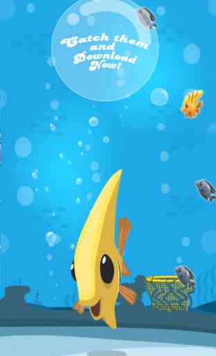 Falling Splashy Yellow Fish: Deep Tank Dream 3