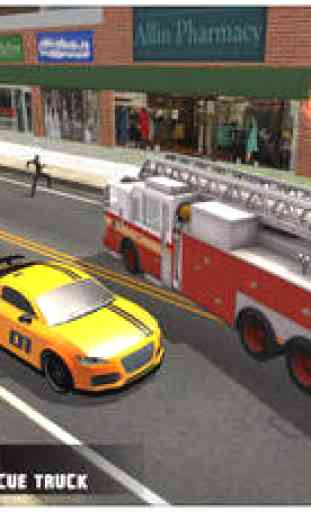 Opérations de sauvetage d'urgence - Fire Truck 1