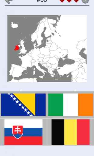 Pays d'Europe - Les cartes, drapeaux et capitales 1