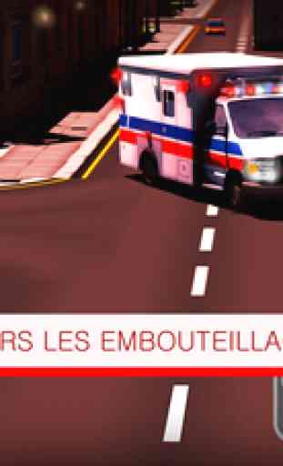 Simulateur 3D chauffeur de l'Ambulance 1