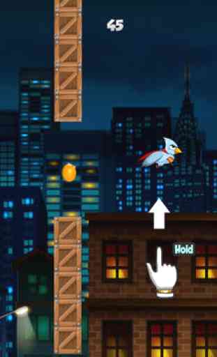 Ailes d'oiseaux superhero - Jeu gratuit Multi joueurs (Flappy superhero - Hoppy wings Multiplayer) 4