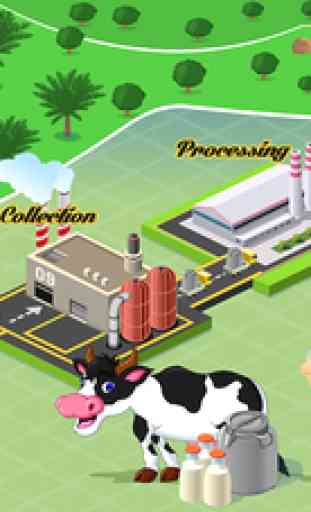 Ferme Flavored Milk usine - traire les vaches et les traiter avec des saveurs étonnantes dans l'usine laitière 3