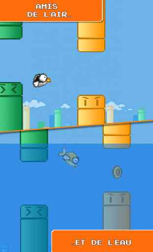 Flappy Buddies: L'aventure d'un petit oiseau et ses amis les poissons 2