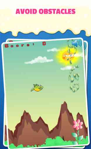 Flappy dragon: Dans Mountain City Angry dragon vole Aventure éviter les obstacles 3