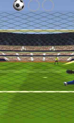 Free Kick Gardien - Soccer Cup chanceux: Classic Penalty Game Kick Football 3