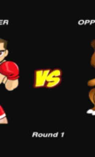 Première Punch de Fighter King - Un coup de boxe de Mosters Busters Saga Pro 2