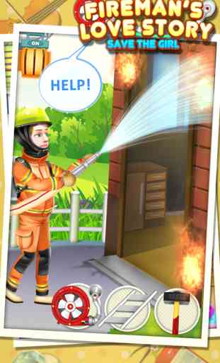 Amour L'histoire de Pompier - Jeu de sauvetage GRATUIT 2