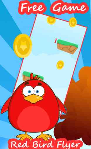 Flappy oiseau rouge volant jeu gratuit 1