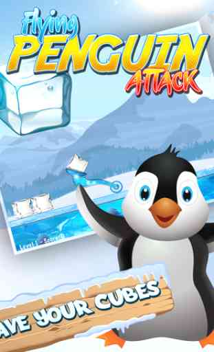 Flying Penguin Attack: Ice Knockdown 3