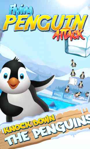 Flying Penguin Attack: Ice Knockdown 4