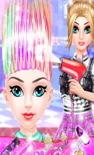Funky Hairstyle - Teens Hair Salon Girls games 1