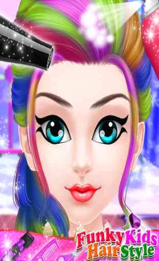 Funky Hairstyle - Teens Hair Salon Girls games 4