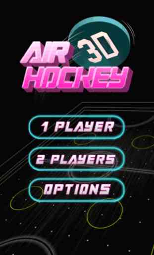 Glow Air Hockey 3D 1