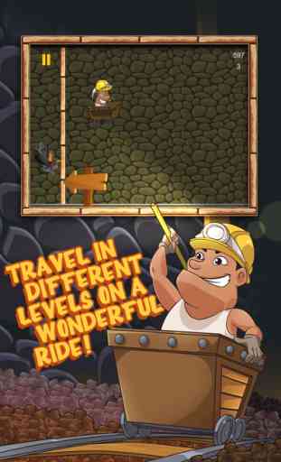 Gold Miner Rail Craft Ride: Pitfall Survival Pro 1