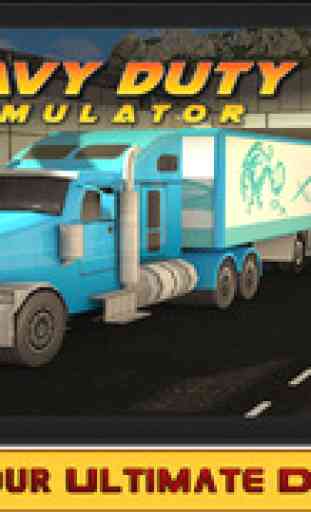 Heavy Duty Truck Simulator – lecteur de votreremorque de route par les véhicules de circulation villeréaliste dans le jeu stimulant 1