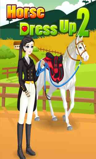 Horse Dress up 2 - Jeu d'habillage et jeu de Maquillage pour les enfants qui aimes jeux de chevaux 1