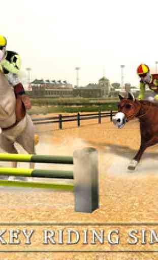Horse Racing Simulator 3D - Jockey réel Riding jeu de simulation sur les montagnes Derby piste 1