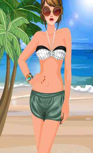 Hot Summer Fashion – jouer à ce jeu de modèle de mode pour les filles qui aiment jouer relookings et maquillage jeux en été 2