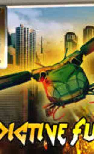 La Guerre en Helicopter dans un New York du Future HD Free - Eliminer tous les Zombies - Version Gratuite 3